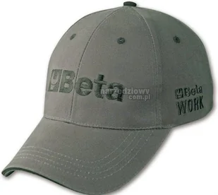 Beta Czapka z płótna T/C, szara BE079820009 - Odzież robocza - miniaturka - grafika 2