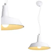 Lampy sufitowe - Redlux LAMPA wisząca GOLDIE R11691 industrialna OPRAWA zwis metalowy Biały - miniaturka - grafika 1