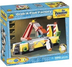 Cobi Pingwiny Przetwórnia ryb 80 kl. - Zabawki interaktywne dla dzieci - miniaturka - grafika 2