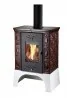 Wkłady kominkowe - Haas+Sohn piec kaflowy EMPOLI brąz - miniaturka - grafika 1