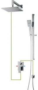 Omnires SYSFR11CR SYSFR11CR - Baterie podtynkowe - miniaturka - grafika 2