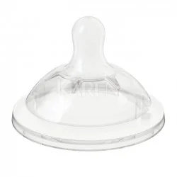 Chicco Smoczek antykolkowy 2szt do butelki NaturalFeeling przepływ regulowany 4m+ - Smoczki do butelek - miniaturka - grafika 5