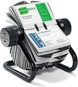 Wizytowniki - Durable Wizytownik obrotowy VISIFIX czarny DU251-2 - miniaturka - grafika 1