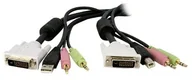 Kable komputerowe i do monitorów - STARTECH.COM Startech.COM, czarny DVID4N1USB15 - miniaturka - grafika 1