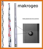 Sprzęt geodezyjny - Nedo Łata aluminiowa 5 m teleskopowa - miniaturka - grafika 1
