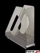 Pudła i kartony archiwizacyjne - Esselte POJEMNIK NA DOKUMENTY EUROPOST PRZEZROCZYSTA GRAFITOWY 21434 - miniaturka - grafika 1