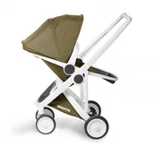 Wózki dziecięce - Greentom Upp Reversible Biały-Oliwkowy - miniaturka - grafika 1