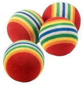 Zabawki dla kotów - Trixie Piłki tęczowe twarde 3,5cm 4szt. [TX-4097] 2544 - miniaturka - grafika 1