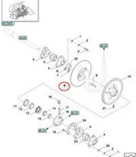 Części i akcesoria do maszyn rolniczych - CNH DYSK PRZEKŁADNI BEZSTOPNIOWEJ HEDERA NEW HOLLAND 89819350 - miniaturka - grafika 1