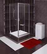 Ścianki i drzwi prysznicowe - Ravak Blix ścianka stała 100 srebrny przeźroczyste ANTICALC BLPS 9BHA0C00Z1 - miniaturka - grafika 1