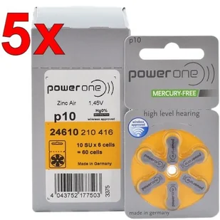 Varta 300 x baterie do aparatów słuchowych Power One 10 MF - Baterie i akcesoria - miniaturka - grafika 2