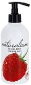Balsamy i kremy do ciała - Naturalium Body to Eat Raspberry odżywcze mleczko do ciała Raspberry 0% Parabens 370 ml - miniaturka - grafika 1