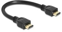 Delock KABEL HDMI - HDMI HIGH SPEED ETH. 25CM (V1.4 LAN TV) (83352) - Adaptery i przejściówki - miniaturka - grafika 2