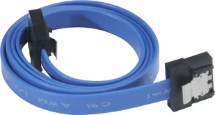 Akasa KABEL PROSLIM SATA3 0.5 m transfer do 6Gb/s Blue AK-CBSA05-50BL - Kable komputerowe i do monitorów - miniaturka - grafika 2