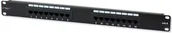 Szafy rack - Techly Techly Patch panel 19 1U UTP 16 portów RJ45 Cat6 T568A/B czarny 022885 - miniaturka - grafika 1