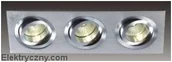 Oprawy, klosze i abażury - Italux Oczko Oczko Halogenowe MQ71805-3AB - miniaturka - grafika 1