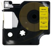 Dodatki do drukarek i skanerów - DYMO RHINO Aimotech Taśma zamiennik do 24mm/7m żółta czarny nadruk D1 53718 A53718 - miniaturka - grafika 1