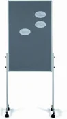 Tablice i flipcharty - MAGNETOPLAN TABLICA UNIWERSALNA 3-FUNKCJE ROLKI, SZARA 11112101 - miniaturka - grafika 1
