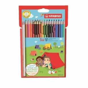 Stabilo Schwan Kredki Trio 18 kolorów AA937SS - Przybory szkolne - miniaturka - grafika 2