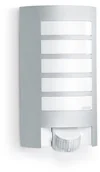 Lampy ogrodowe - Steinel Kinkiet ogrodowy L 12 aluminium 60W E27 z czujnikiem ruchu PIR ST657918 - miniaturka - grafika 1