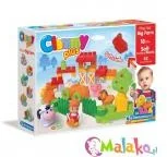 Klocki - Clementoni CLEMMY PLUS KLOCKI FARMA 18M+ - miniaturka - grafika 1