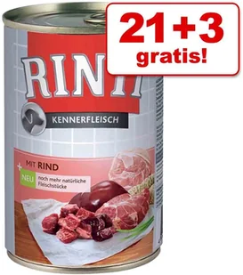 Rinti Kennerfleisch Kalb pies - cielęcina Puszka 400g 7659 - Mokra karma dla psów - miniaturka - grafika 3
