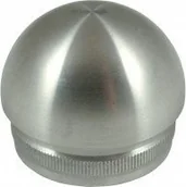 Balustrady i akcesoria - Gierat Zakończenie rury fi42,4 półokrągłe 44E5-210B6 - miniaturka - grafika 1
