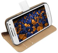 Etui i futerały do telefonów - Mumbi torba w stylu książki na Samsung, Galaxy S4 Mini, biały - miniaturka - grafika 1