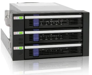 Icy Dock ICY DOCK fatcage MB153SP-B  SATA Hot Swap Backplane na 3 X 3,5" (8,9 cm) HDDs w 2 X 5,25 cala (13,3 cm) MB153SP-B - Serwery plików NAS i macierze dyskowe - miniaturka - grafika 2