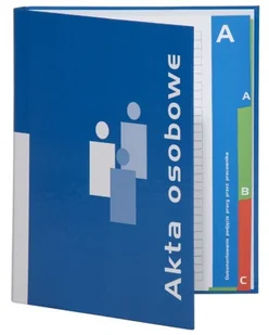 Donau segregator ringowy do akt osobowych, tekturowy, A4/2R/20mm, niebieski 3731 - Segregatory - miniaturka - grafika 2