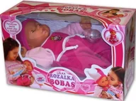Lalki dla dziewczynek - Brimarex Lalka Rozalka Bobasmówi i pije 6826 - miniaturka - grafika 1
