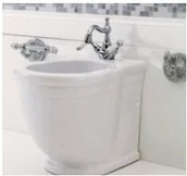 Bidety - Art Ceram Hermitage Bidet stojący przyścienny 36 x 55 cm HEB001 - miniaturka - grafika 1