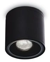 Ideal Lux Oprawa sufitowa GUN PL1 NERO 122687 122687/IL - Lampy sufitowe - miniaturka - grafika 2