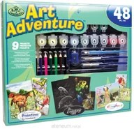 Zabawki kreatywne - Art Adventure Royal Brush Zestaw 9 projektów - Koń Delfin Kot - miniaturka - grafika 1