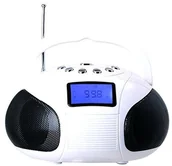 Inne akcesoria audio-wideo - August SE20 miniradiobudzik, z funkcją Bluetooth biały SE20W - miniaturka - grafika 1