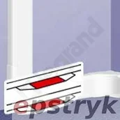 Kanały kablowe - Legrand DLP Łącznik zwiększający pojemność kanału, środkowy, 010687, - miniaturka - grafika 1