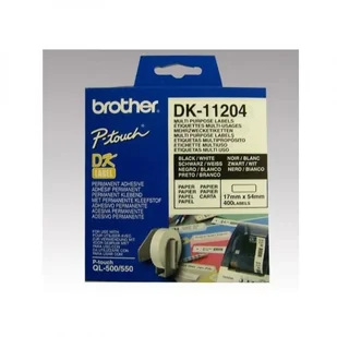 Brother Etykiety do P-touch DK11204 (17x54mm) 400szt BROTAS30068 - Etykiety do drukarek - miniaturka - grafika 3