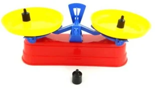 Clown Polska Sp. z o.o. Waga szalkowa z odważnikami 2414 - Zabawki AGD - miniaturka - grafika 2