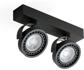 Oprawy, klosze i abażury - Azzardo Oprawa sufitowa JERRY 2 12V GM4205-12V Black metal aluminium IP20 - miniaturka - grafika 1