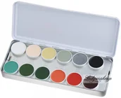 Charakteryzacja - KRYOLAN SUPRACOLOR - Make-up Palette with 24 colours - Paleta 24 tłustych farb do malowania twarzy - ART. 1008 - K KR1008-K - miniaturka - grafika 1