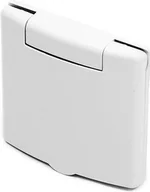 Gniazdka elektryczne - Beam Gniazdo ścienne plast. VEX małe białe - miniaturka - grafika 1