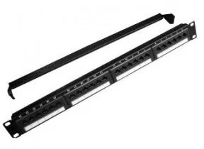 Gembird Patch Panel 24 Porty 1U 19 Kat.5e z funkcją organizacji kabli czarny NPP (NPP-C524CM-001) - Pozostałe akcesoria sieciowe - miniaturka - grafika 2