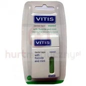 Nici dentystyczne - dentaid vitis Taśma dentystyczna z fluorem i miętą - Vitis - miniaturka - grafika 1