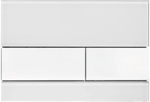 Tece square przycisk spłukujący do WC-szkło białe, przyciski białe 9.240.800 - Przyciski spłukujące - miniaturka - grafika 4