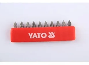 YATO Końcówki wkrętakowe ph1x25 mm, kpl. 10 szt. YT-0474 - Bity - miniaturka - grafika 4