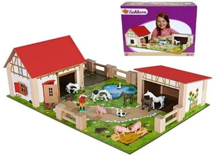 Eichhorn Drewniana Farma 25 el. - Figurki dla dzieci - miniaturka - grafika 2