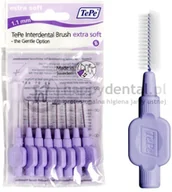 Szczoteczki do zębów - TePe ID X-Soft (1.1mm) j.fioletowe 8szt. - zestaw MIĘKKICH szczoteczek m/z (szcz - miniaturka - grafika 1