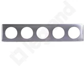 Klawisze i ramki - Legrand Celiane Ramka aluminium x5 poz/pion 068930 - miniaturka - grafika 1