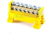 Inne akcesoria elektryczne - Pawbol Listwa zaciskowa LZ 7/Żółta E.4052 - miniaturka - grafika 1