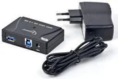Huby USB - Gembird UHB-C345 Hub USB 3.0 z zasilaczem - miniaturka - grafika 1